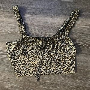 Cheetah crop top